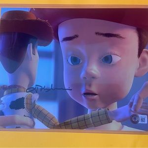 John Morris Autographed 8x10 Toy Story Photo!